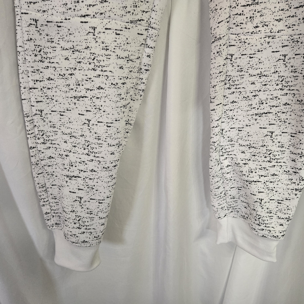 Public Supply Co. Men's Speckled Jogger Pants in White/Black Size L - Picture 5 of 8